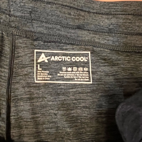 Arctic Cool Active Running Gray w/ Side‎ Slid Pockets Drawstring Women’s Large - Picture 2 of 6